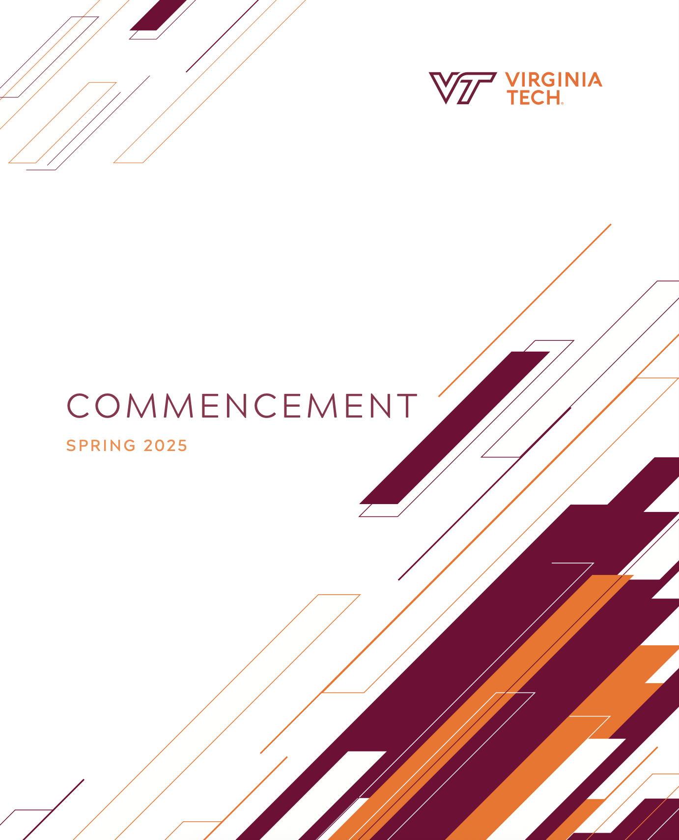 Commencement program spring 2025