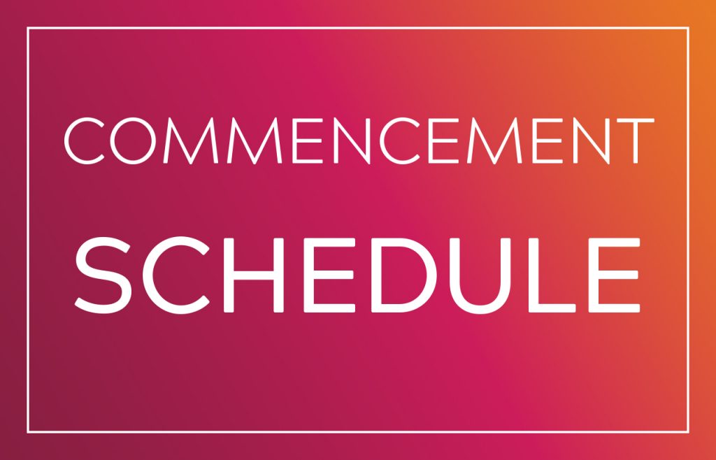 Schedule Commencement Virginia Tech